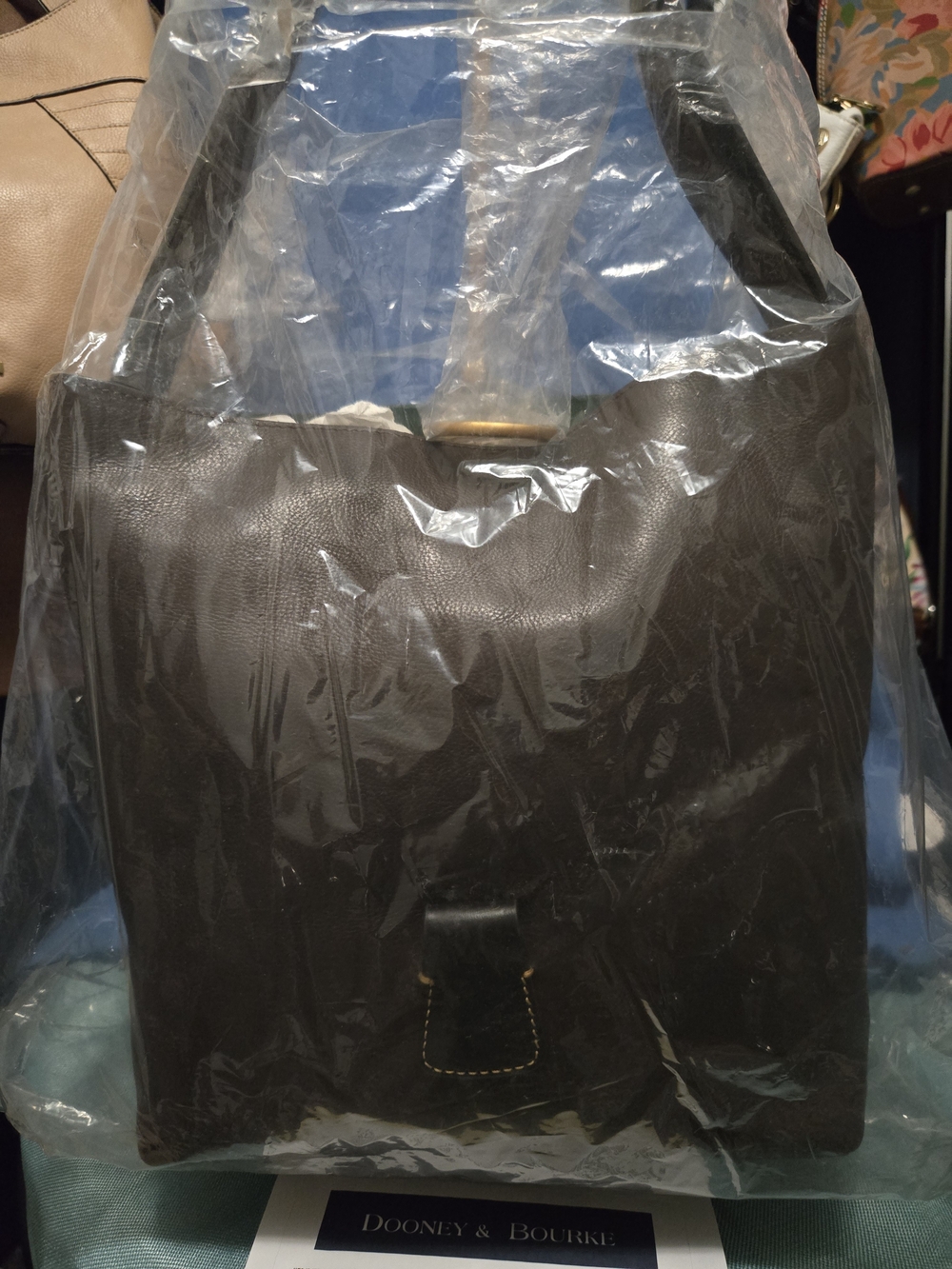 Dooney & Bourke Brown Leather Hobo Bag